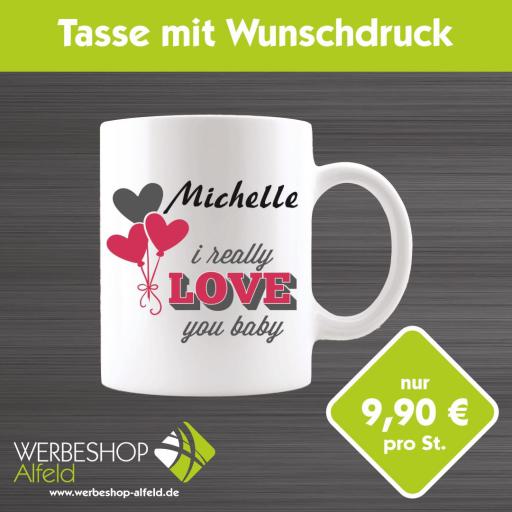 Tasse mit Wunschdruck